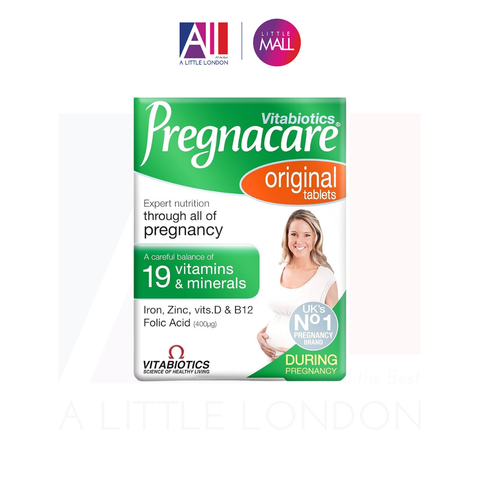 Bổ sung Vitamin khi mang thai Vitabiotics Pregnacare Original - 30 viên (Bill Anh)