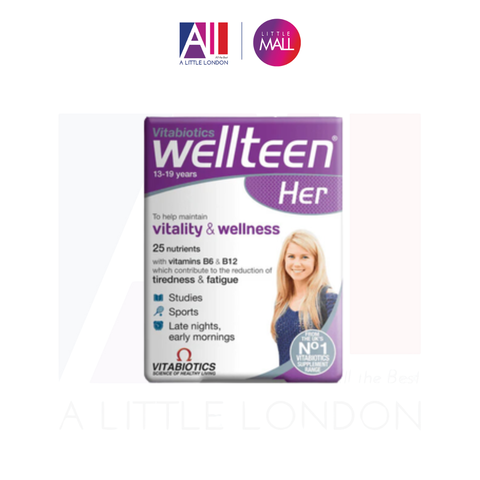[CẬN DATE] 30 Viên Bổ sung Vitamin Vitabiotics Wellteen - Her date 5.2026 (Bill Anh)