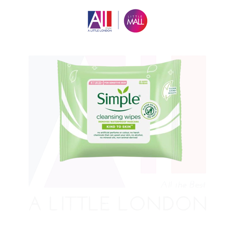 Giấy tẩy trang Simple Kind To Skin Cleansing Wipe 25 tờ (Bill Anh)