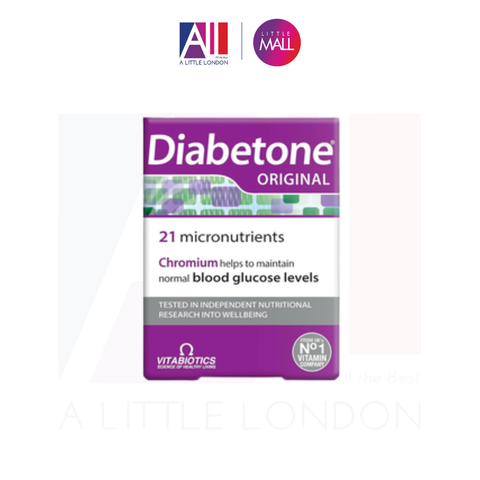 30 Viên bổ sung dưỡng chất cho người tiểu đường Vitabiotics Diabetone Original (Bill Anh)