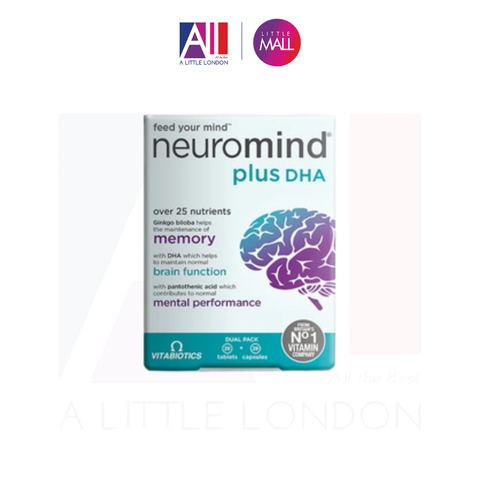 56 Viên Hỗ Trợ Não Bộ Vitabiotics Neuromind Plus DHA (Bill Anh)
