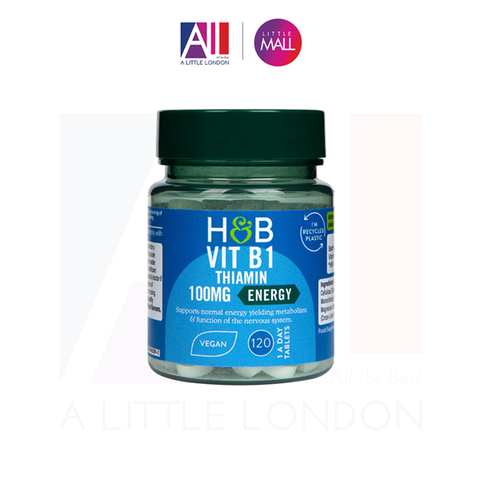 120 Viên uống bổ sung Vitamin B1 Holland & Barrett Vitamin B1 100mg (Bill Anh)