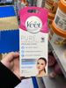 [RÁCH VỎ] Tẩy lông mặt ria mép, da nhạy cảm Veet Wax Strips 40 Miếng (Bill Anh)