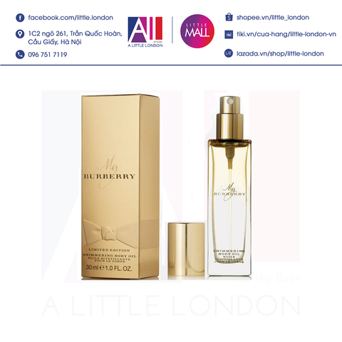 Nước hoa Burberry Body Oil 30ml (Bill Anh)