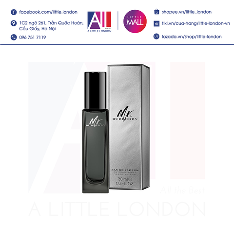 Nước hoa Burberry Mr. Burberry Eau De Toilette Travel Spray 30ml (Bill Anh)