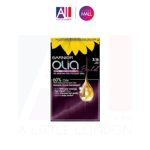 [Thanh Lý] Thuốc nhuộm tóc Garnier olia permanent hair colour 3.16 deep violet Rách Vỏ (Bill Anh)
