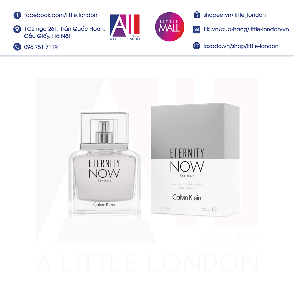 Calvin klein eternity now 30 ml shop