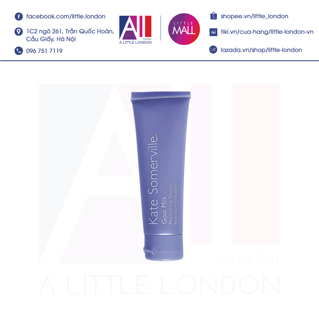Sữa rửa mặt dưỡng ẩm Kate Somerville Goat Milk Moisturising Cleanser 30ml  (Bill Anh)