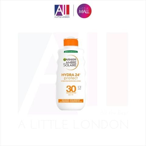 Kem chống nắng Garnier Ambre Solaire Hydra 24h Protect Lotion SPF30 200ml (Bill Anh)