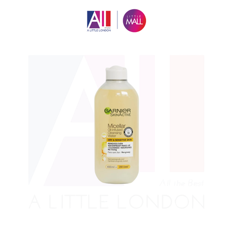 Dầu tẩy trang Garnier Skin Active Oil Infused Micellar Cleansing Water 400ml (Bill Anh)