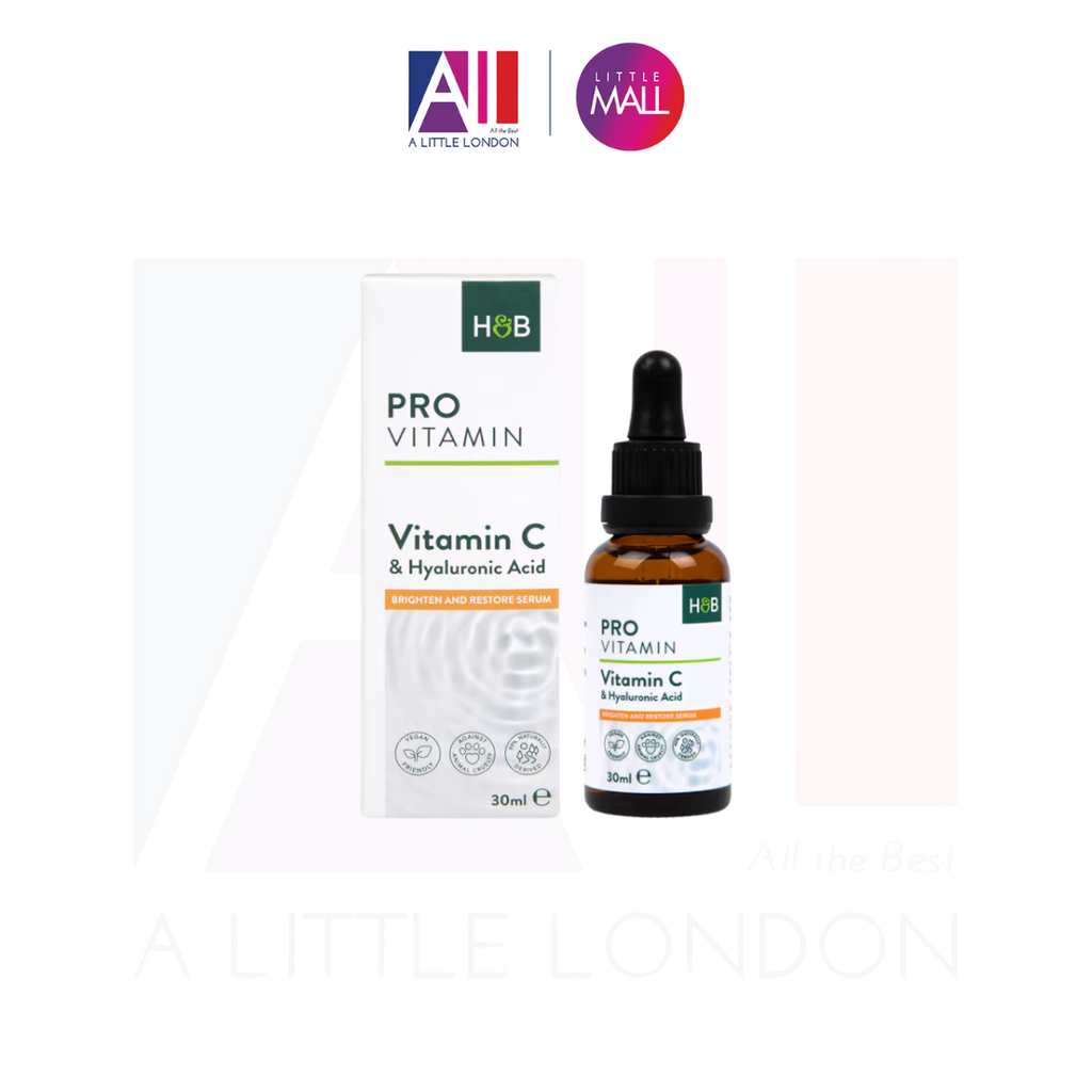 Tinh chất sáng da Holland & Barrett Vitamin C + Hyaluronic Acid Serum 30ml (Bill Anh)