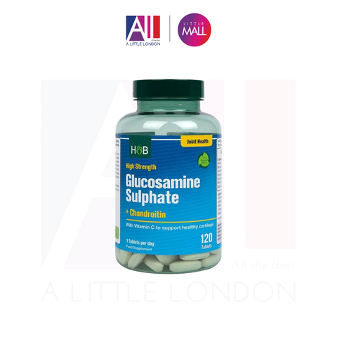 120 viên bổ xương khớp Holland & Barrett High Strength Glucosamine Sulphate & Chondroitin 1100mg (Bill Anh)