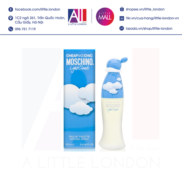 Nước hoa Moschino Moschino Cheap and Chic Light Clouds EDT 100ml (Bill Anh)