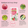 Trà Twinings Glow Strawberry & Cucumber With Green Tea & Aloe Vera gói (Bill Anh)