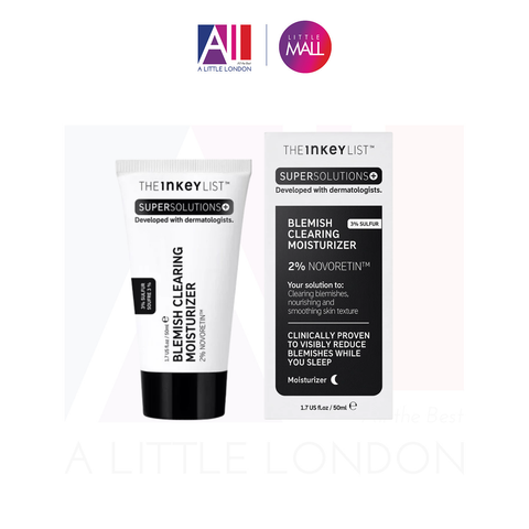 Kem dưỡng ẩm mờ thâm The INKEY List Blemish Clearing Moisturizer 50ml (Bill Anh)