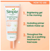 Kem mắt Simple Protect 'N' Glow Brightening Eye Gel 25ml (Bill Anh)
