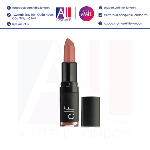 Son thỏi e.l.f Velvet Matte Lipstick - Blushing Brown (Bill Anh)