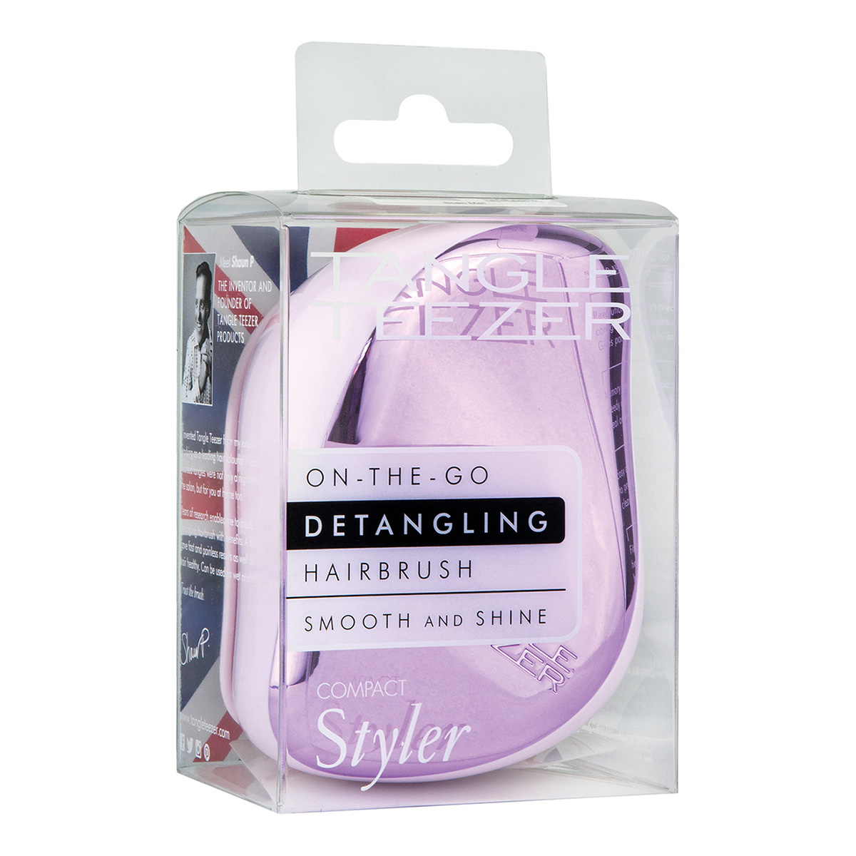 Lược Tangle Teezer Compact Styler Detangling Hairbrush - Tím (Bill Anh