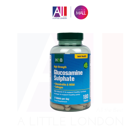 180 Viên uống bổ xương khớp Holland & Barrett Glucosamine Sulphate & Chondroitin Complex (Bill Anh)