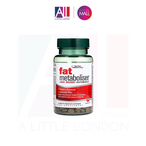 120 Viên uống Holland & Barrett Nutrition Headquarters Fat Metaboliser Lose Weight Naturally (Bill Anh)