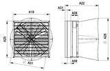 Quạt công nghiệp nón Multifan