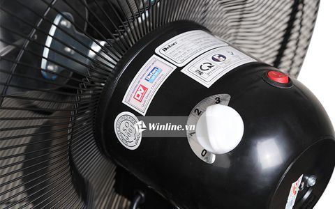 Phía sau Quạt sàn không có tuốc năng chuyển hướng FE Deton