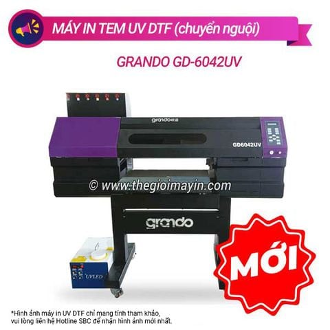 Máy in tem UV DTF GRANDO GD-6042UV