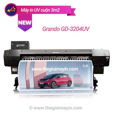 Máy in UV cuộn 3m2 Grando 3204UV đầu I3200U1