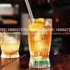 Ly Thủy Tinh Deli Stripes Tumber Glass 360ml | Deli DSKB162-2A , Thủy Tinh Cao Cấp