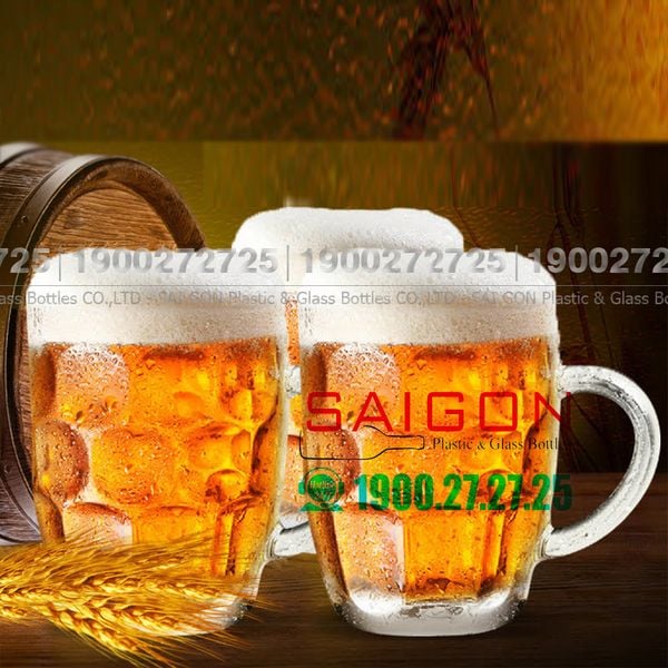 Ly Thủy Tinh King Dealay Beer MuG 280ml | 606B , Thủy Tinh Cao Cấp