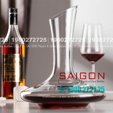 Bình Rót Rượu Pha Lê IDELITA Crystal Glass Wine Decanter 1500ml | IDELITA 12DC150
