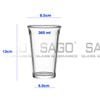 Ly Thủy Tinh Miệng Loe INS Flared Mouth Highball Glass 420ml | INS 9016 , Thủy Tinh Cao Cấp