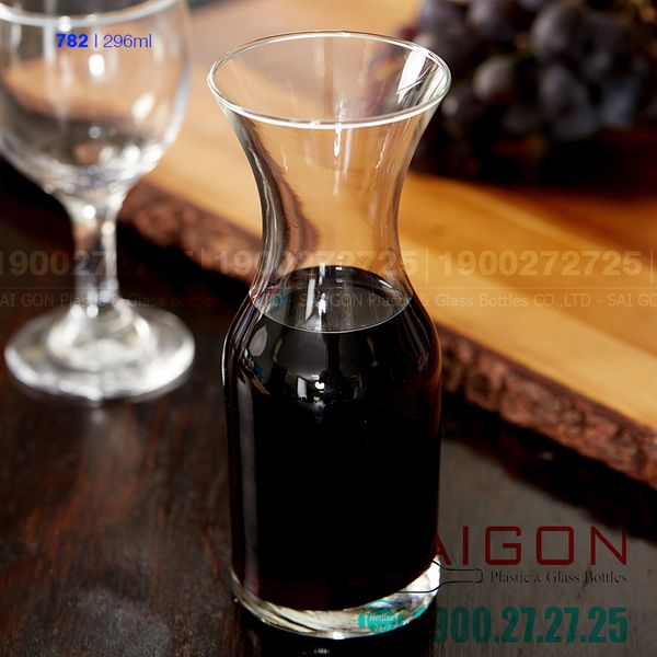 Bình Rót Thủy Tinh Libbey Decanter 296ml | LIBBEY 782 , Nhập Khẩu USA