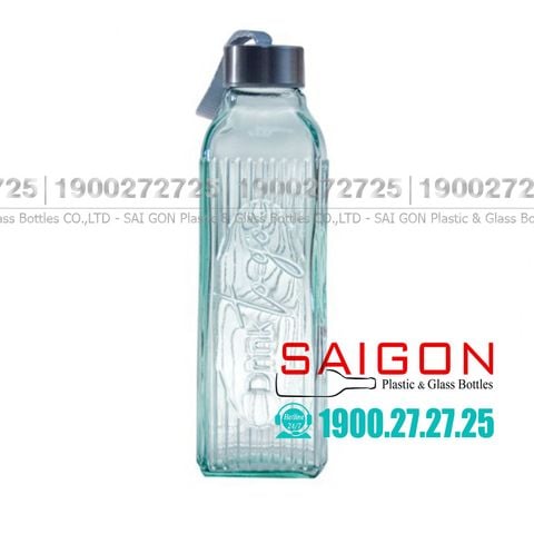 Chai Thủy Tinh Tái Chế Vidrios San Miguel BOTELLA DRINK TO GO 640ml | VSM V4832 , Nhập Khẩu Tây Ban Nha