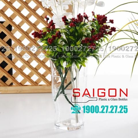 Bình Hoa Pha Lê Pasabahce Crystallin Wireframe Vase 165x280mm | Pasabahce 1019624 , Nhập Khẩu Thổ Nhĩ Kỳ