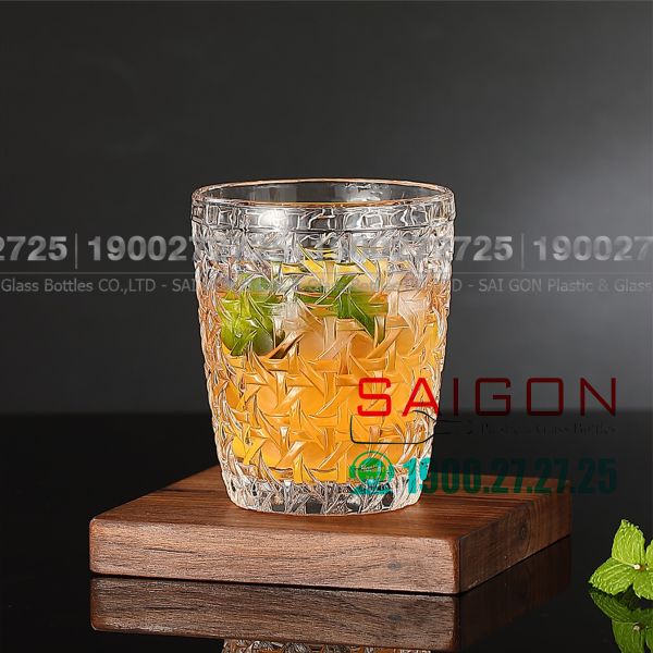 Ly Thủy Tinh Deli Beyond The Time Rock Glass 300ml | Deli DSKB172-1 , Thủy Tinh Cao Cấp