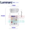 Bình Nước Thủy Tinh Luminarc Quadro Cao Cấp 500ml | Luminarc G2667 , Thủy Tinh Cao Cấp