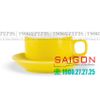 Bộ Tách sứ Stack Espesso Procelain Yellow Cup 150ml | Gốm Sứ Bát Tràng