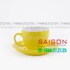 Bộ Tách Sứ Cosmo Espesso Procelain Yellow Cup 180ml | Gốm Sứ Bát Tràng