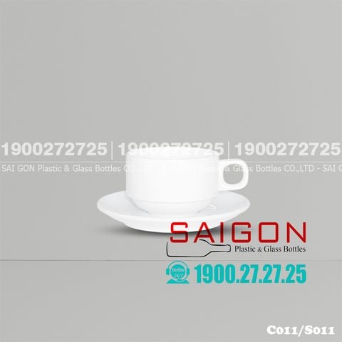 Bộ Tách Sứ CK Cappuccino 150ml | CK C011/S011 , Sứ CK Cao Cấp