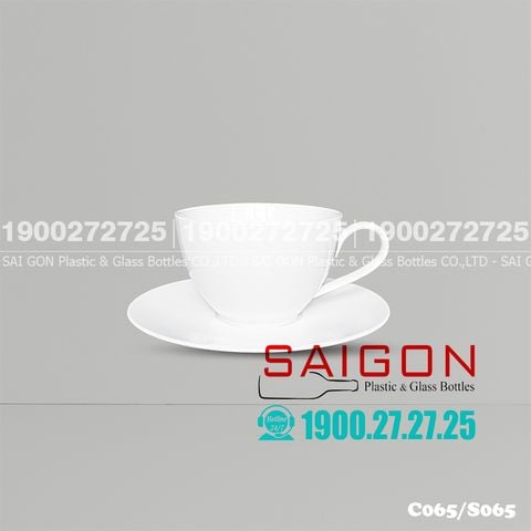 Bộ Tách Sứ CK Cappuccino 95ml | CK C065/S065 , Sứ CK Cao Cấp