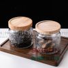 Hũ Thủy Tinh Delisoga Vintage Wooden Lid Jar Glass Nắp Gỗ | HMFG26 ,Tùy Chọn Dung Tích và Họa Tiết