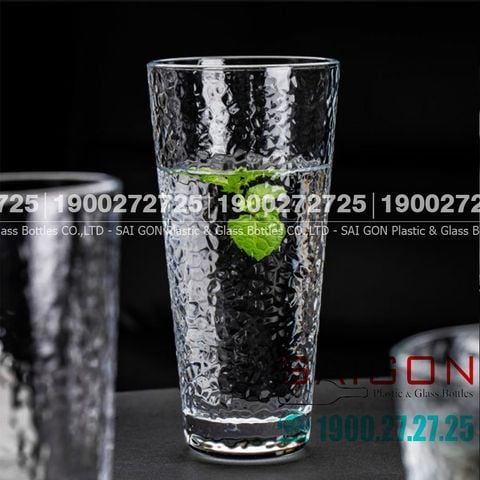 Ly Thủy Tinh Delisoga Studio Stripes Tumber Glass 410ml | DELI DSY5840-3 , Thủy Tinh Cao Cấp