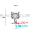 Ly thủy Tinh Có Chân Deli Vintage Liqueur Glass 40ml | DSKB161-1A , Thủy Tinh Cao Cấp