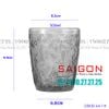 Ly Thủy Tinh Deli Summer Forest Grey Rock Glass 300ml | Deli DSKB164-1H , Thủy Tinh Cao Cấp