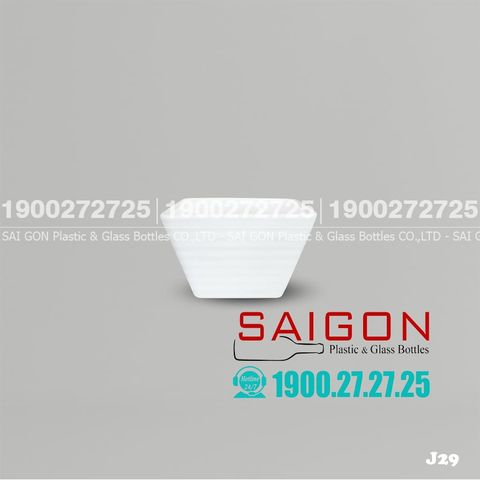 Khuôn Bánh Nhỏ Sứ Ck 7cm | CK J29 ; Trắng Trơn