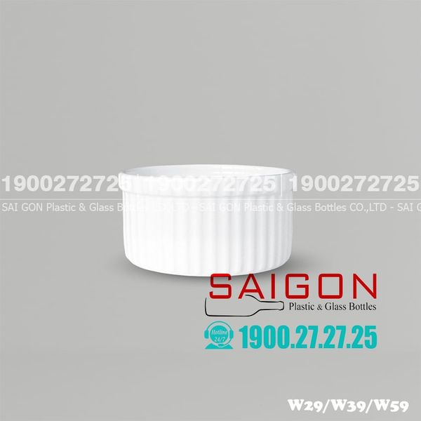 Khuôn Bánh Sứ CK (W) | CK (W) ; Trắng Trơn , Tùy Chọn kích Thước