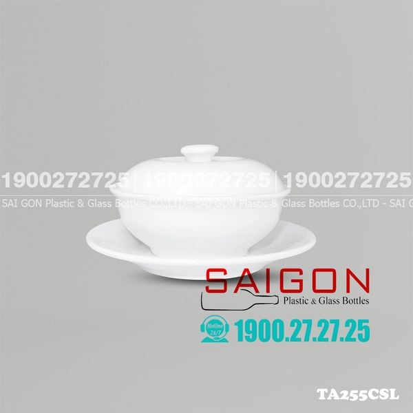 Thố Súp Nhỏ Sứ CK 195ml | CK TA255CSL ; Trắng Trơn