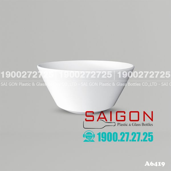 Tô Sứ CK 630ml | CK A6419 ; Trắng Trơn