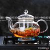 Bình Trà Thủy Tinh Wilmax Thermo Tea Pot 1550ml | WL-888814/A , Thủy Tinh Chịu Nhiệt